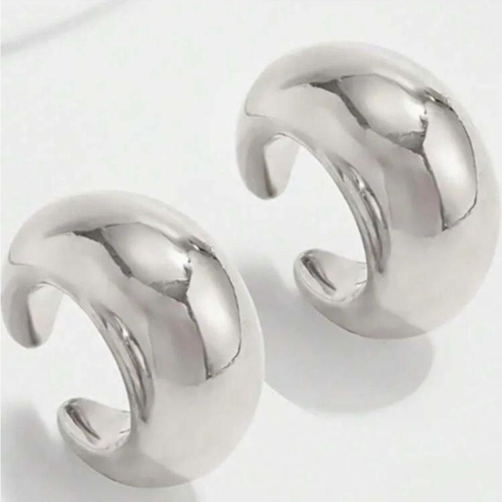 Silver Hoop cuff R52 - Picture 2 of 2